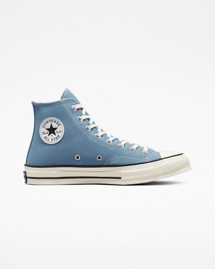 Dámské Boty Vysoké Converse Chuck 70 Vintage Platene Indigo Černé | CZ INAG45